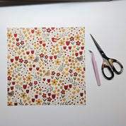 Ditsy Bird Print Canvas