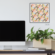 MidCentury Mosaic Canvas