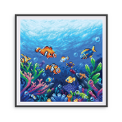 Underwater Wonders Canvas