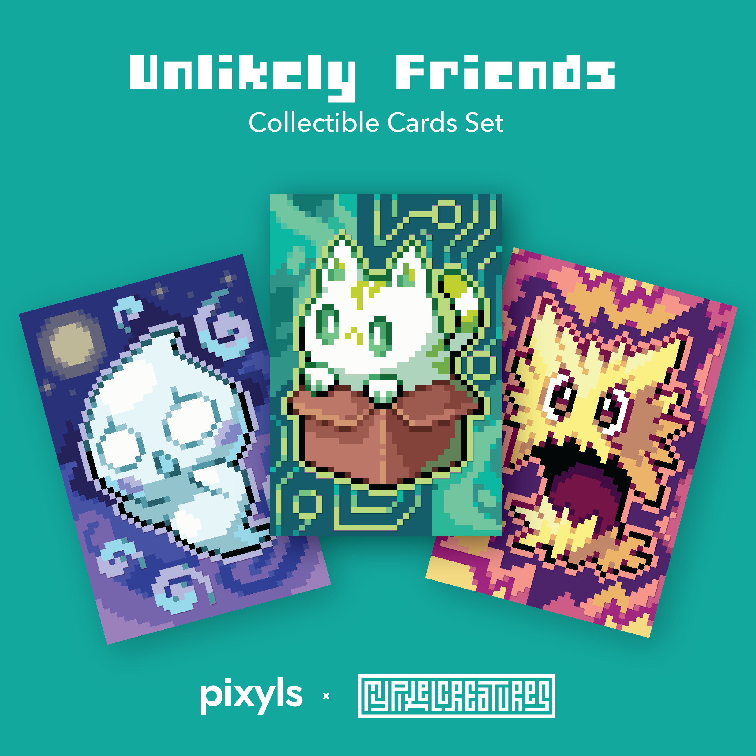 Pixyls MyPixelCreatures Collectible Cards Bundle Volume 1