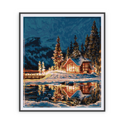 Cabin on the Lake Canvas