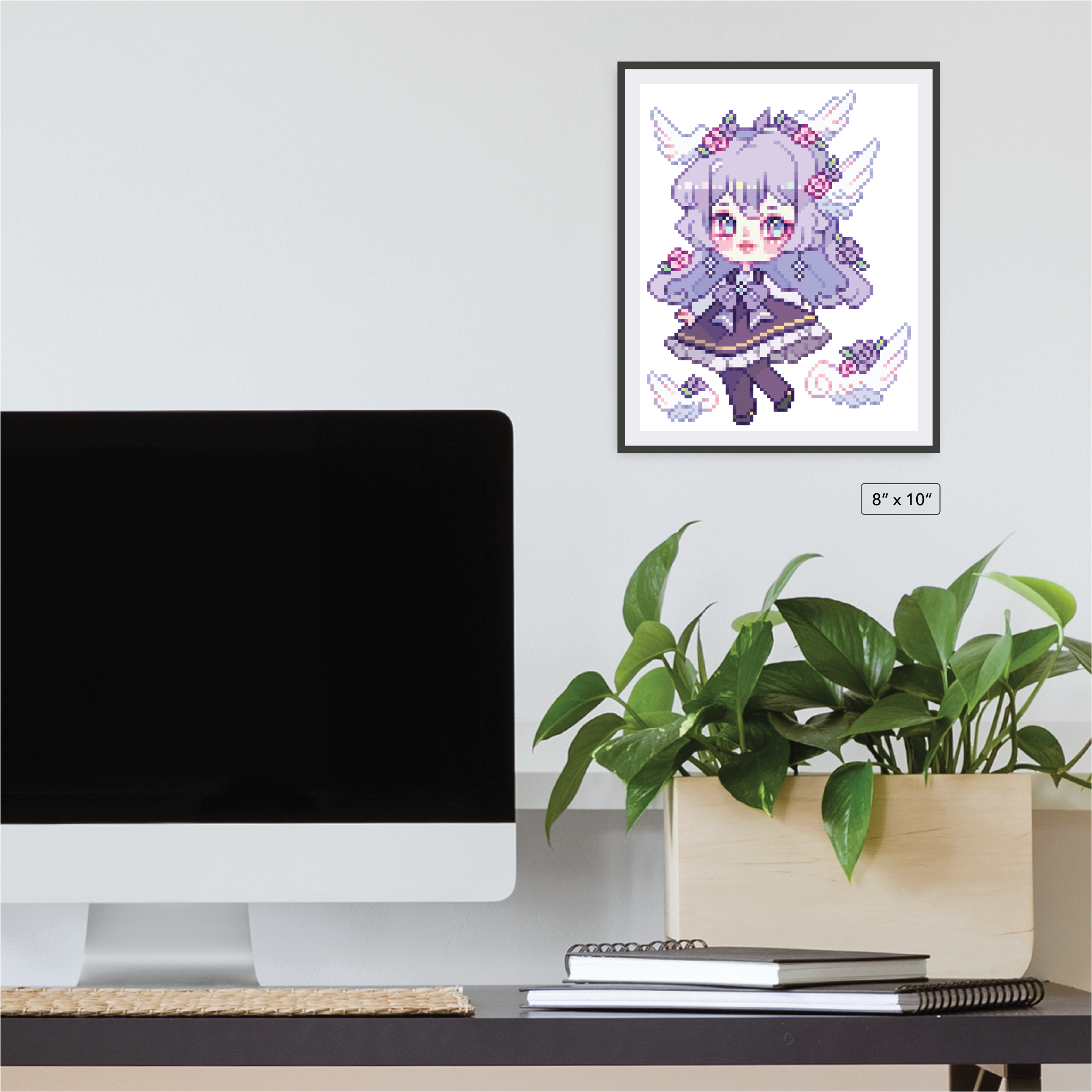 Purple Angel Canvas