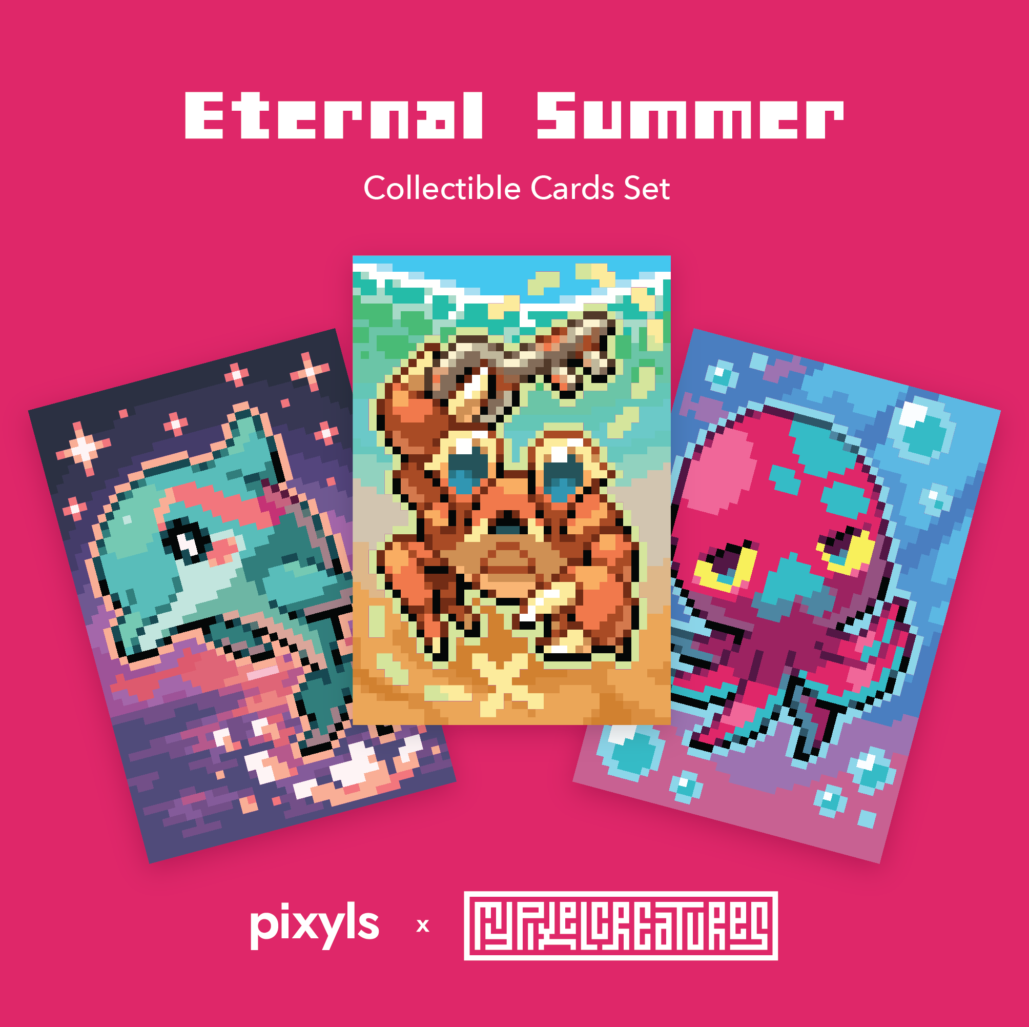 Pixyls MyPixelCreatures Collectible Cards Bundle Volume 1