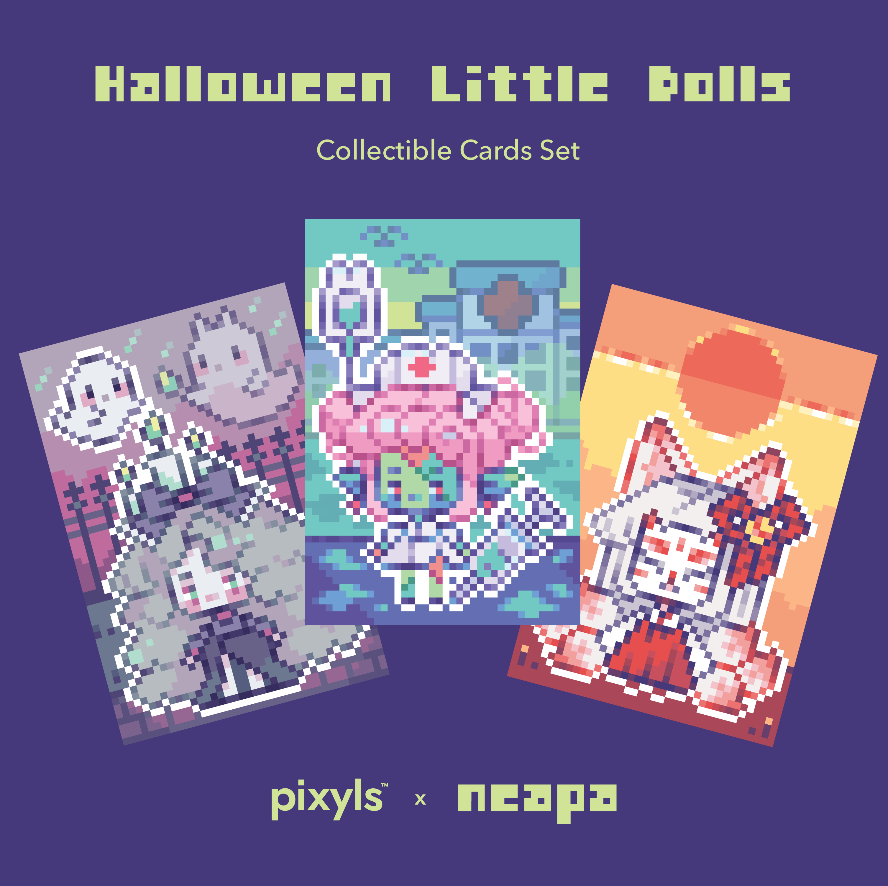 Pixyls Little Dolls Collectible Cards Bundle