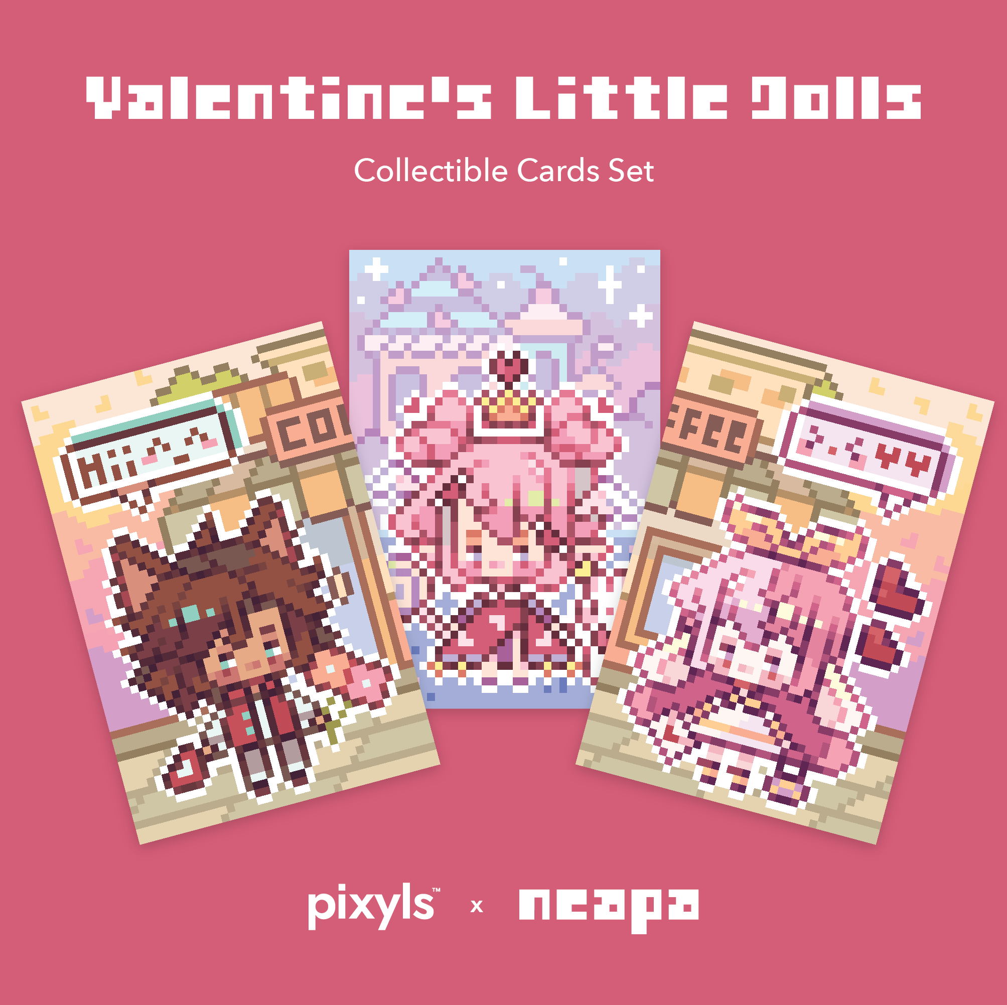Pixyls Little Dolls Collectible Cards Bundle