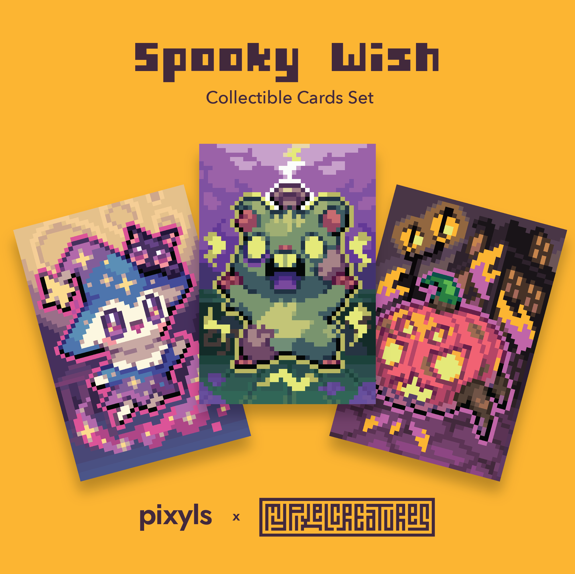Pixyls MyPixelCreatures Collectible Cards Bundle Volume 1