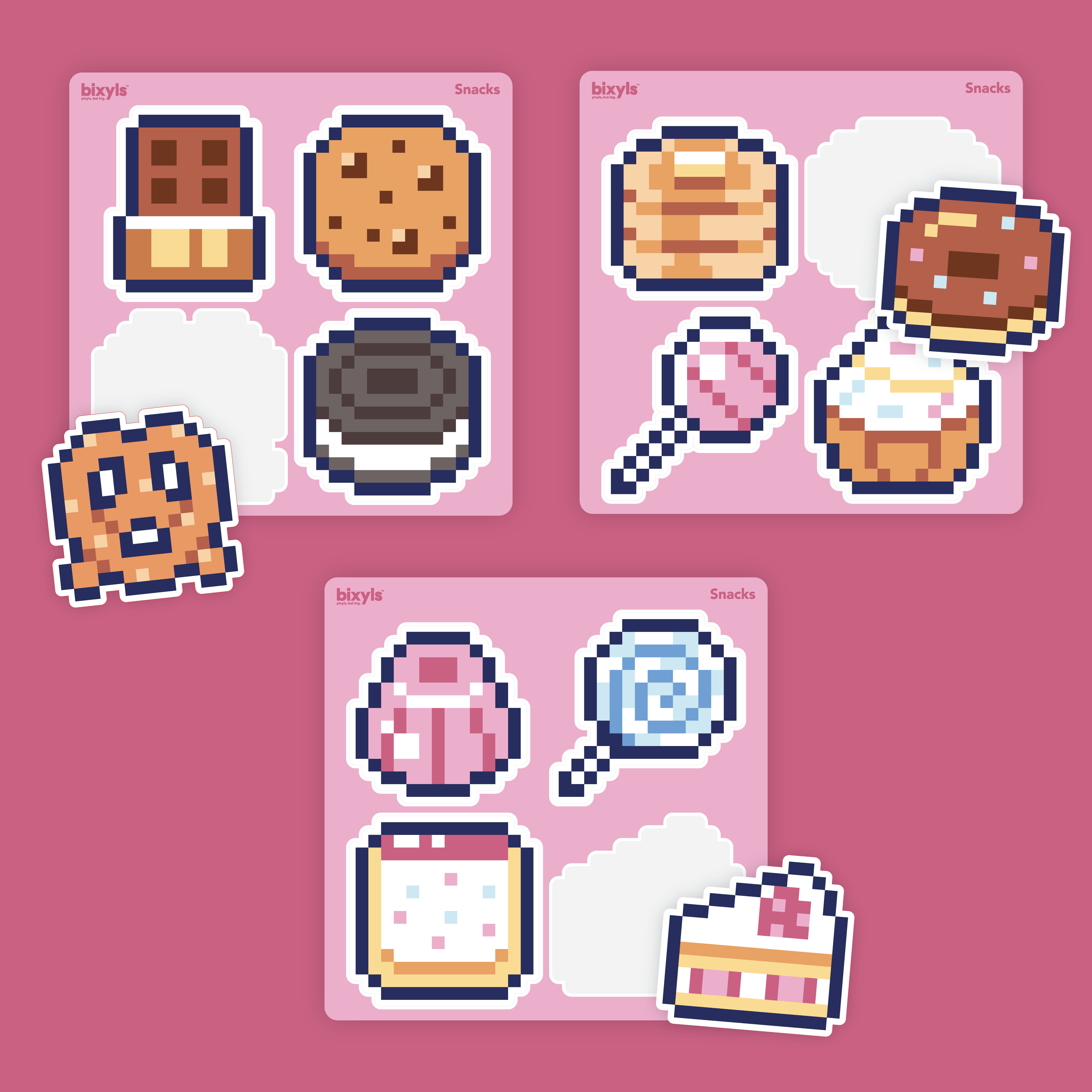 Bixyls Sticker Sheet Bundle