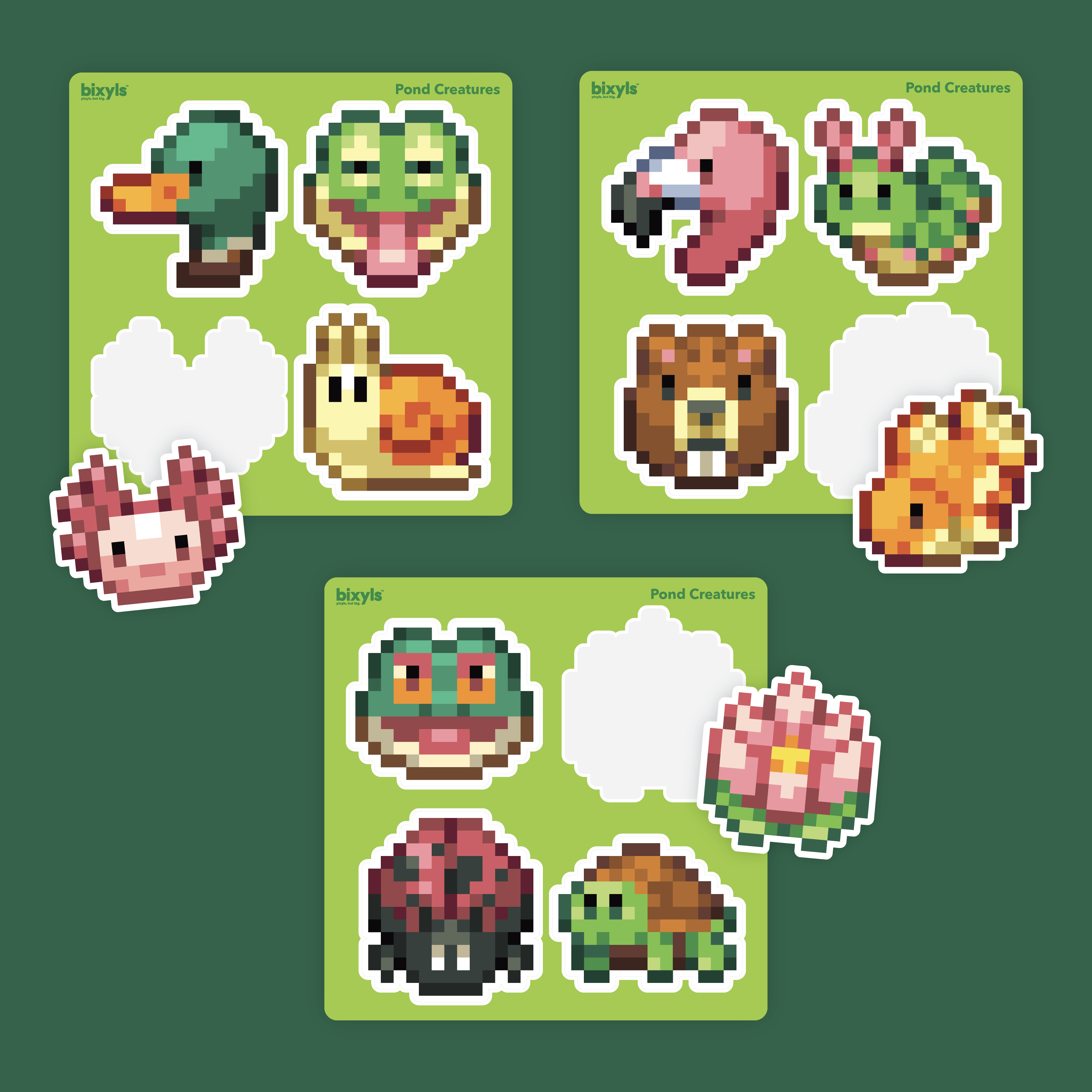 Bixyls Sticker Sheet Bundle
