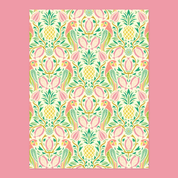 Exotic Parrot Garden Canvas