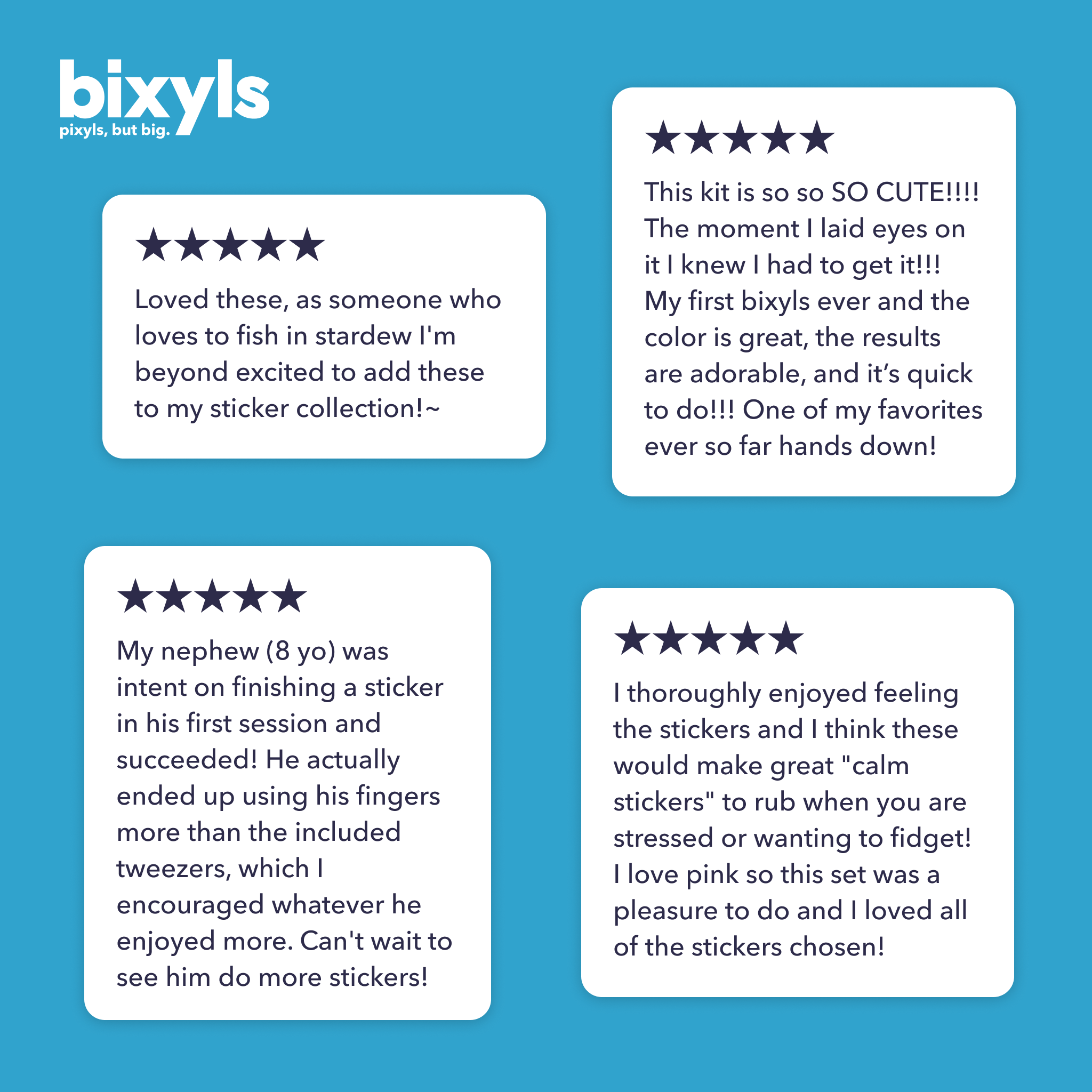 Stardew Valley Fish Bixyls Sticker Sheet