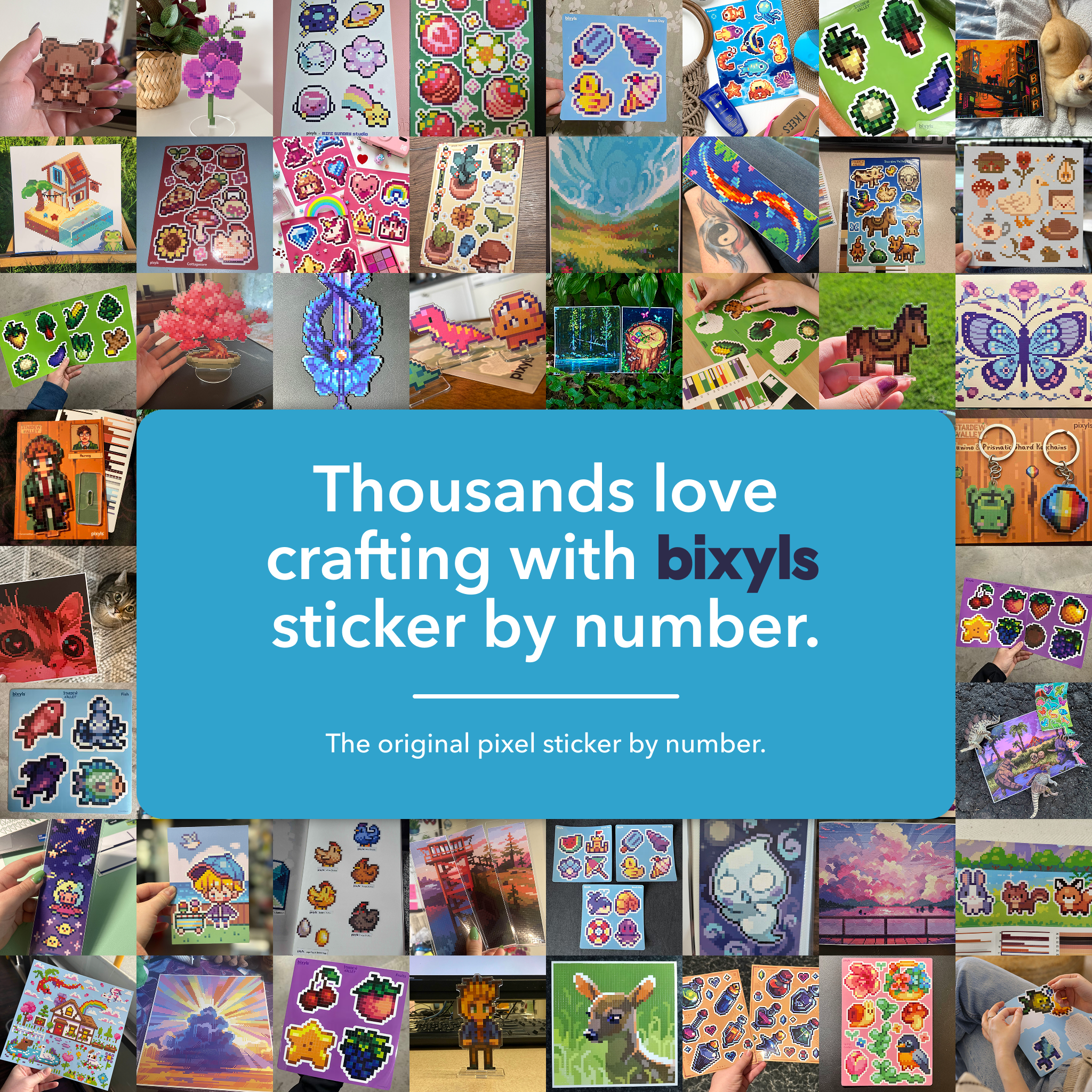 Stardew Valley Fish Bixyls Sticker Sheet