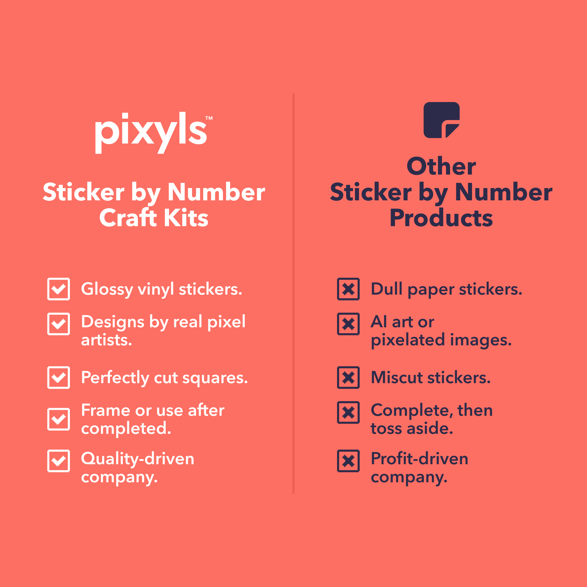 Blue Crystal Acrylic Standee