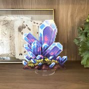 Blue Crystal Acrylic Standee