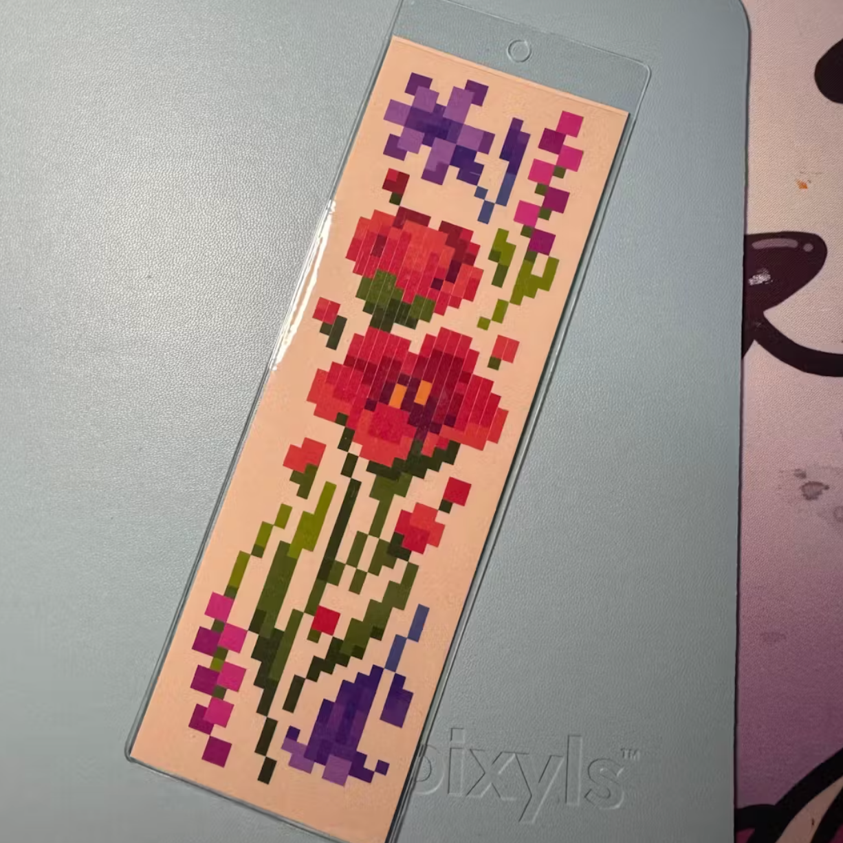 Spring Flowers Bookmark