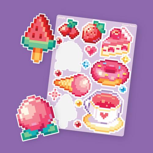 Sweet Treats Sticker Sheet