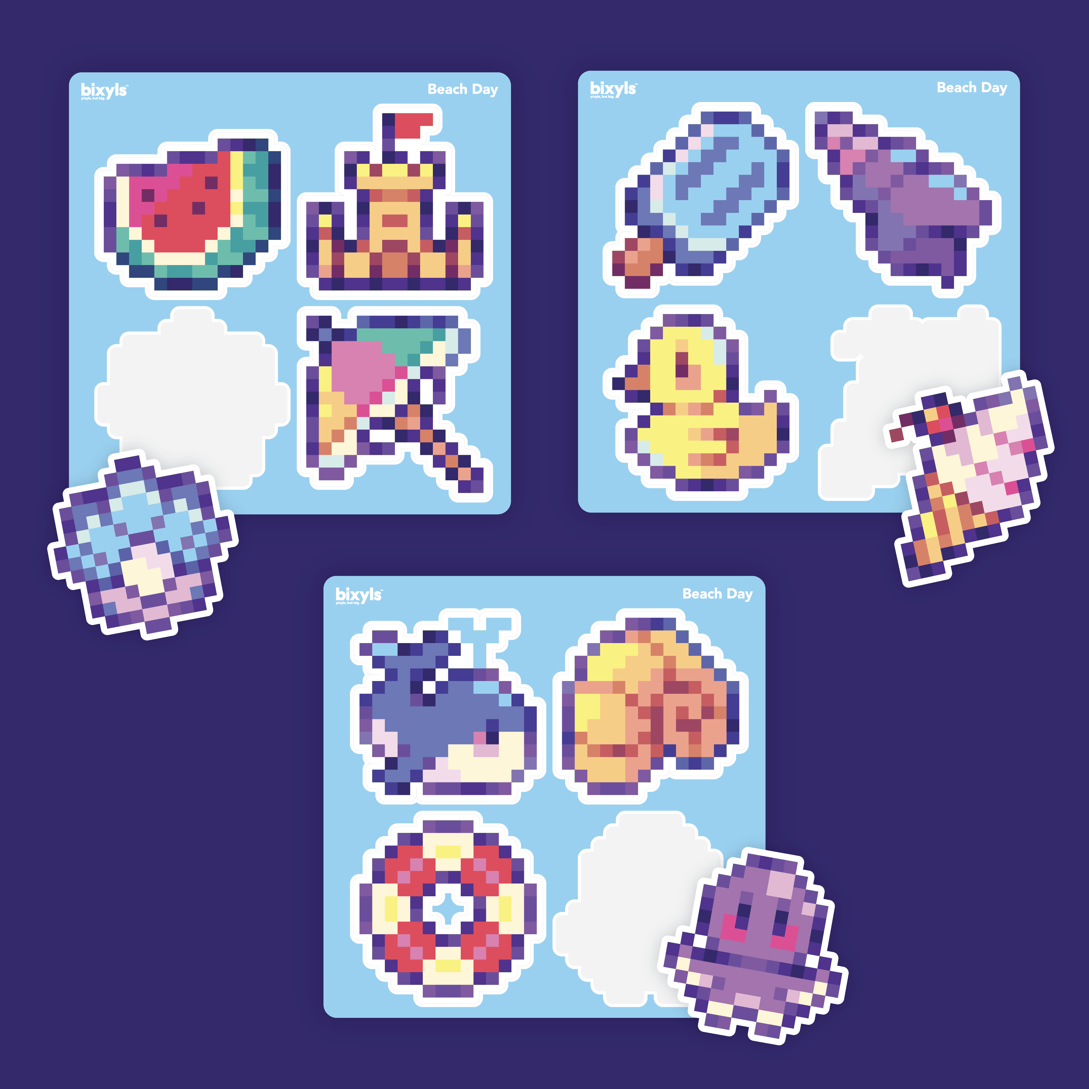 Bixyls Sticker Sheets