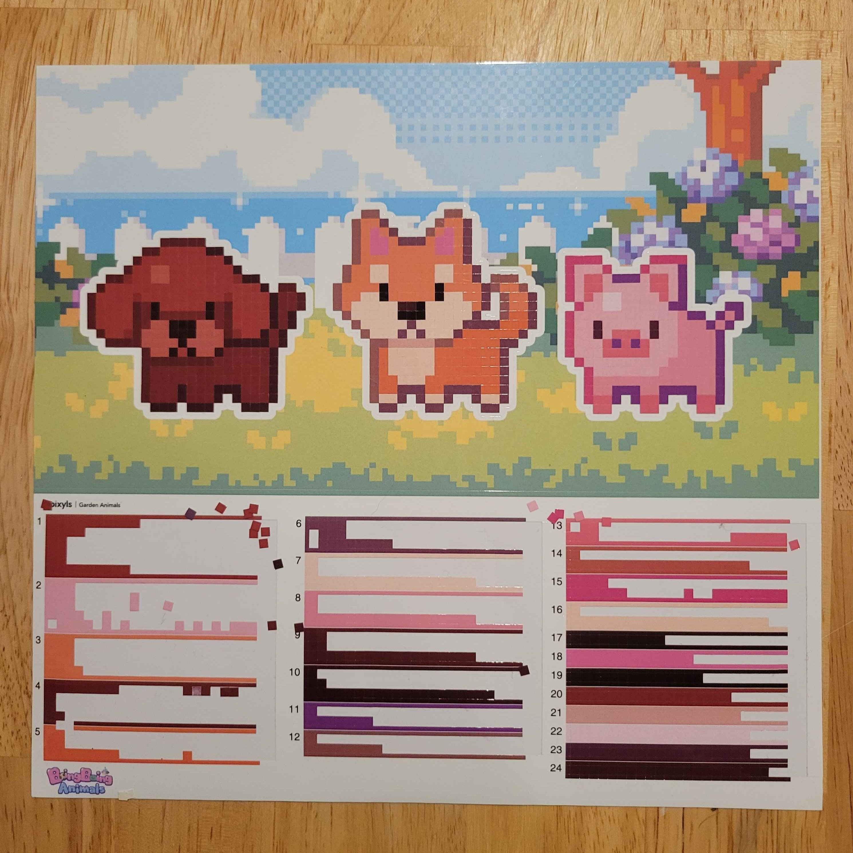 Garden Animals Sticker Sheet