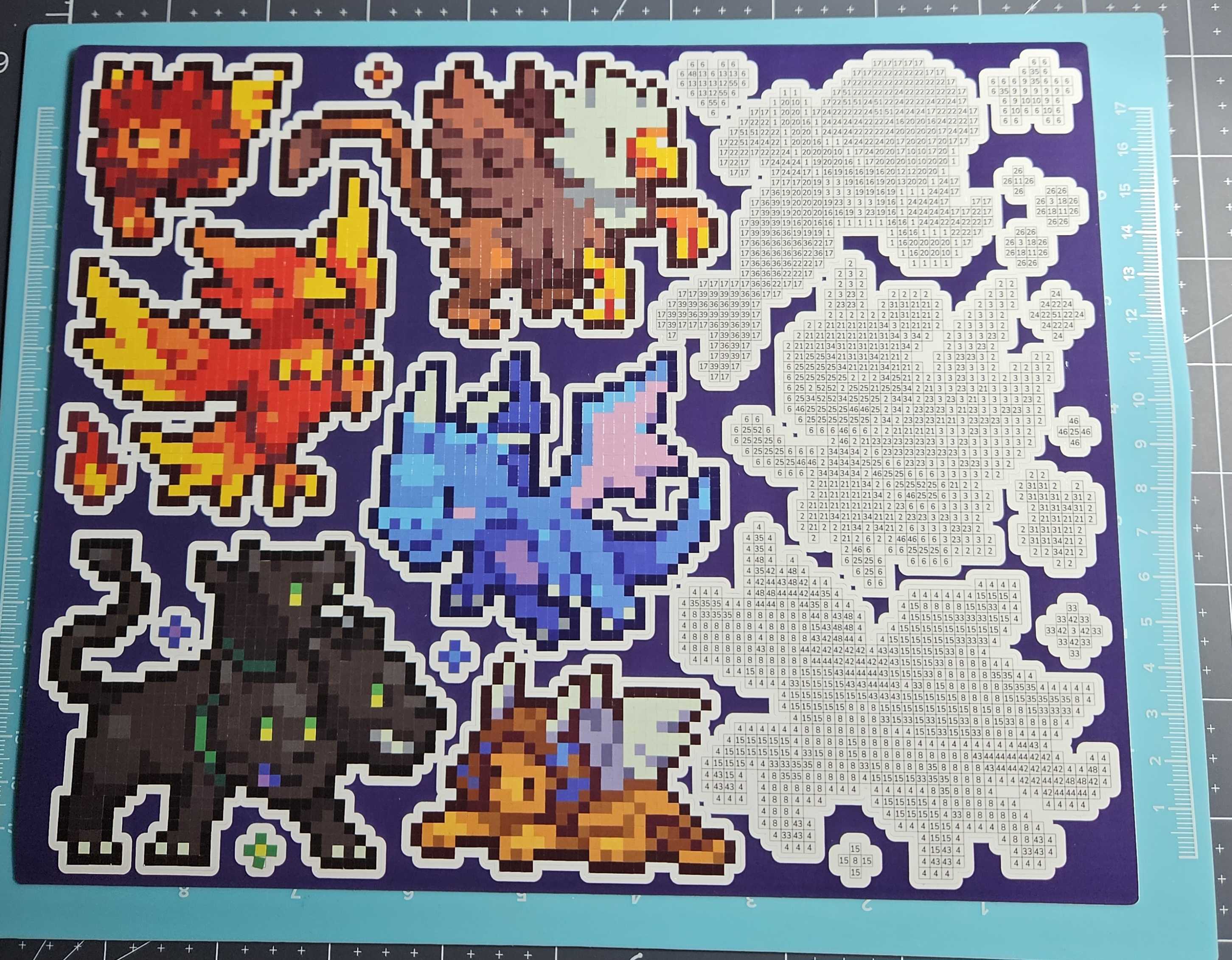 Mythological Creatures Sticker Sheet