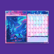 Pixyls x Hexh 2027 Desk Calendar