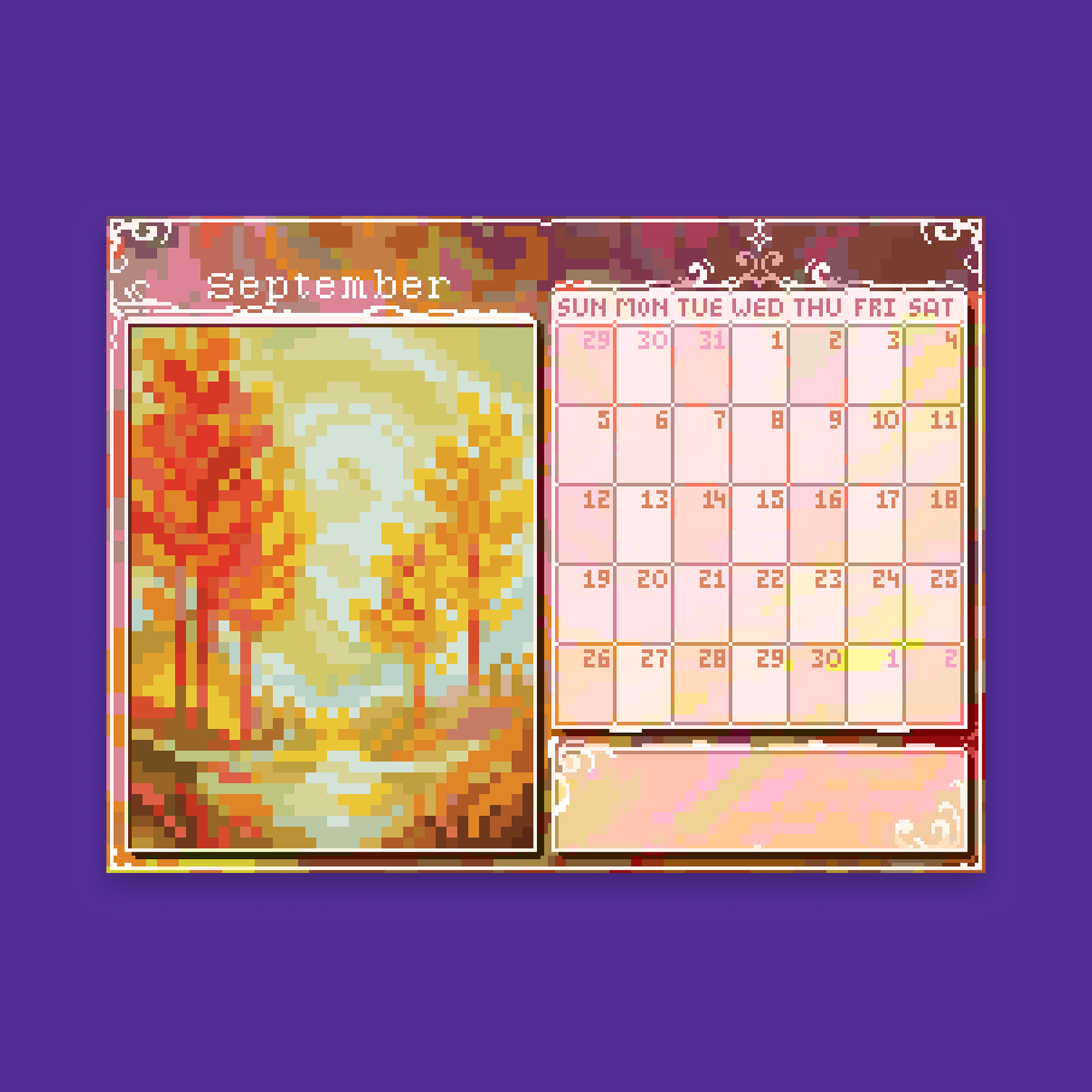 Pixyls x Hexh 2027 Desk Calendar
