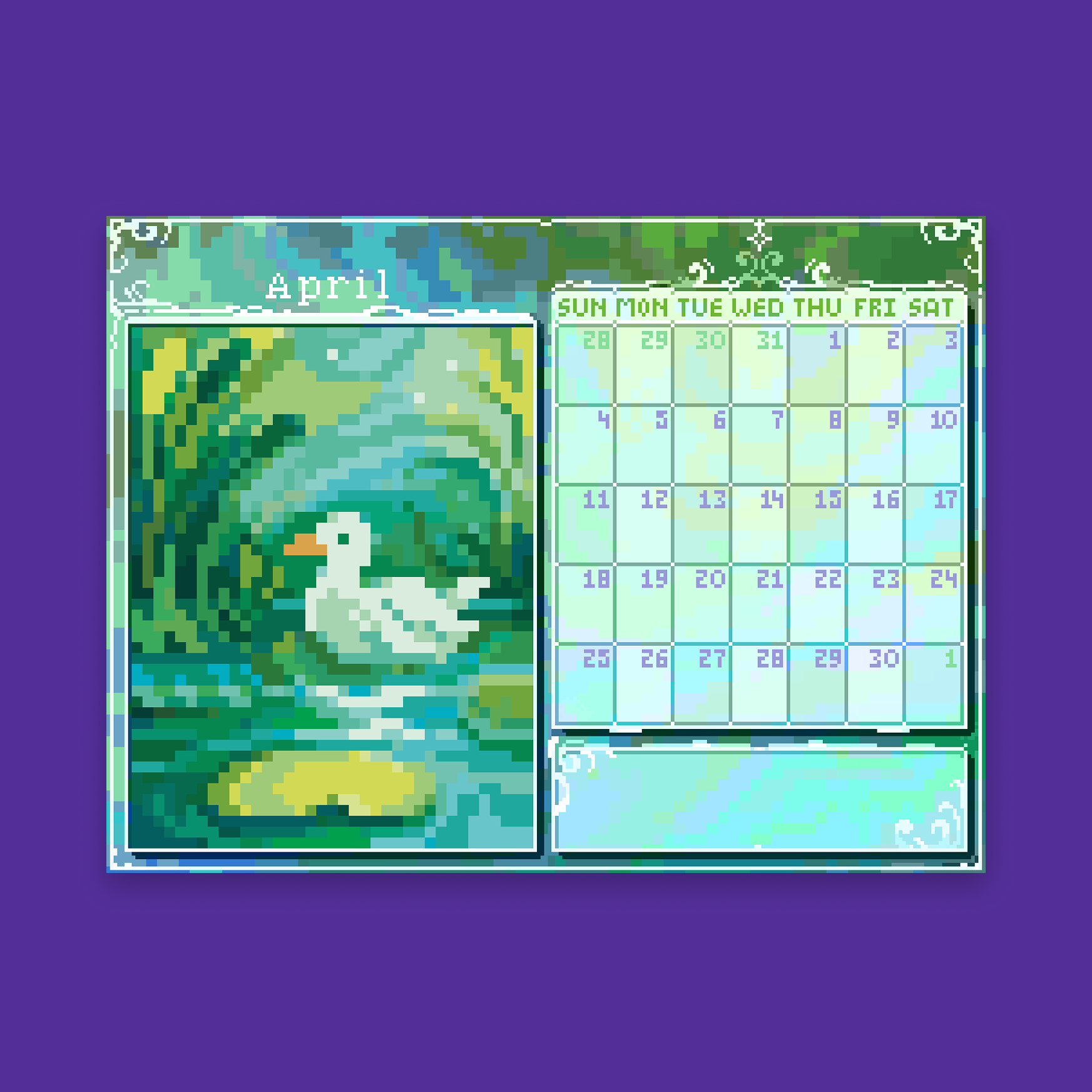 Pixyls x Hexh 2027 Desk Calendar