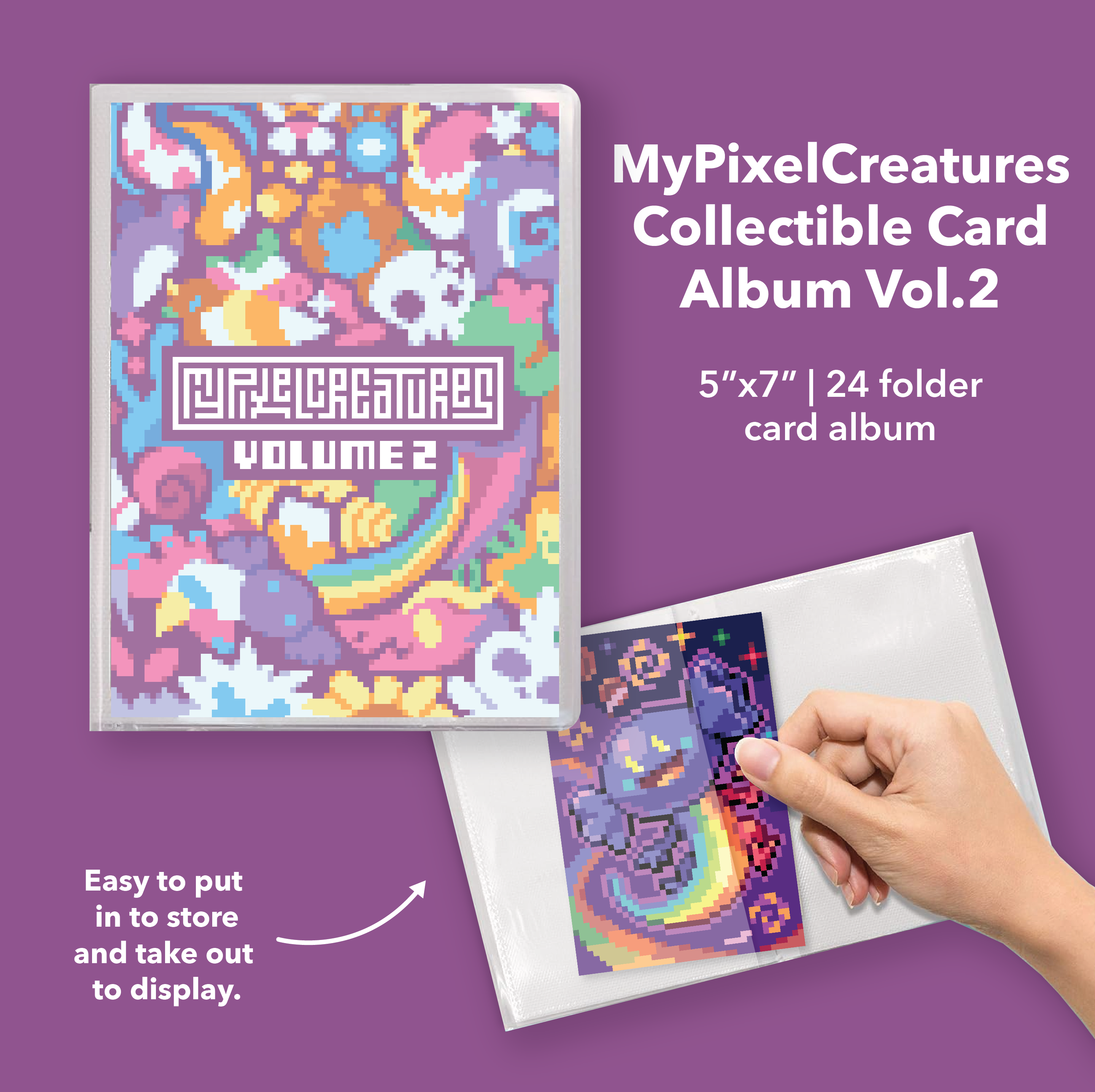 MyPixelCreatures Collectible Card Album Volume 2