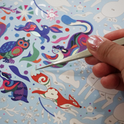 Arctic Friends Canvas