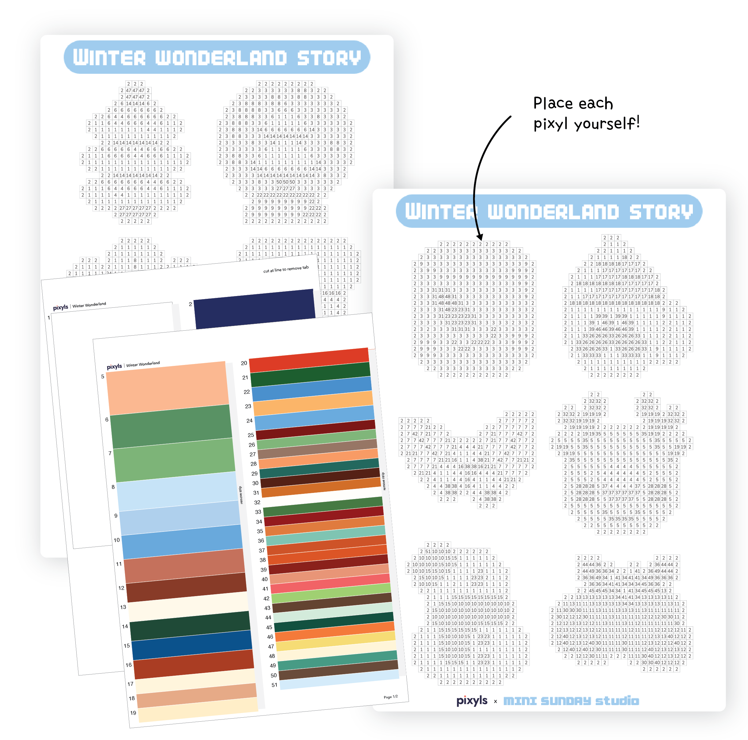 Winter Wonderland Sticker Sheet