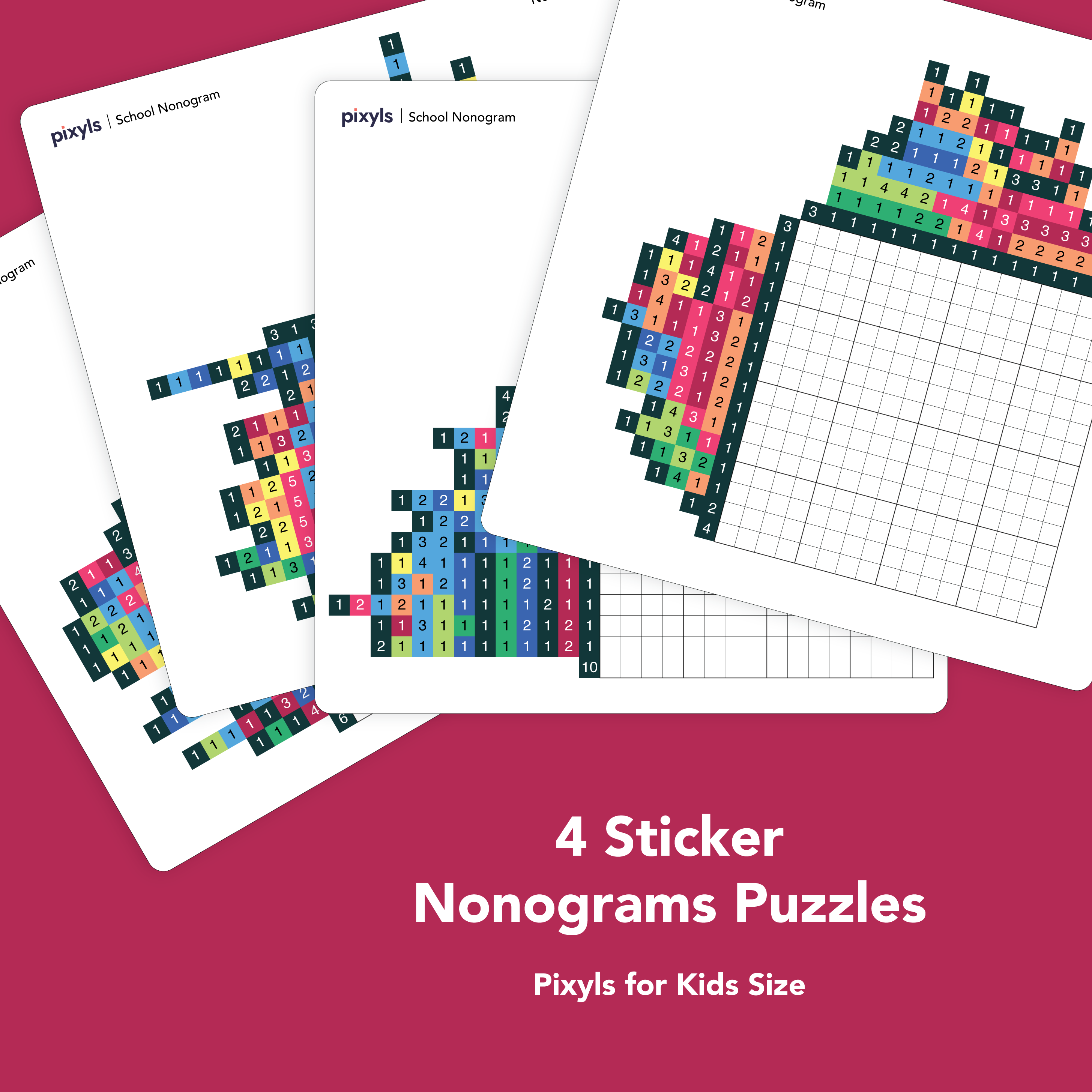 School Sticker Nonogram