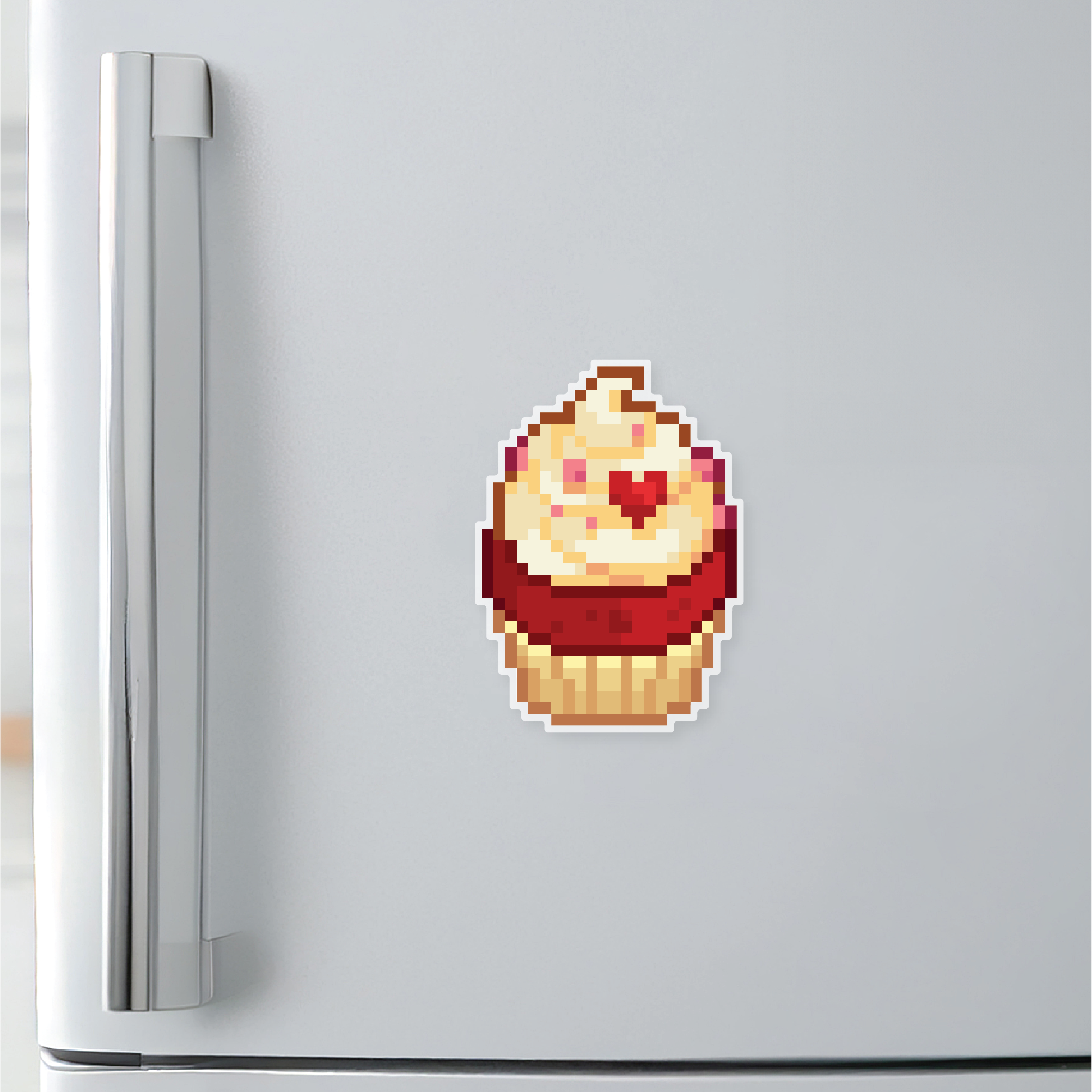 Red Velvet Cupcake Magnet