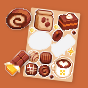 Coffee & Chocolate Sticker Sheet