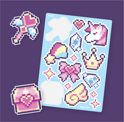 Magic Girl Sticker Sheet