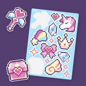 Magic Girl Sticker Sheet