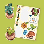 Tailside Flora Sticker Sheet