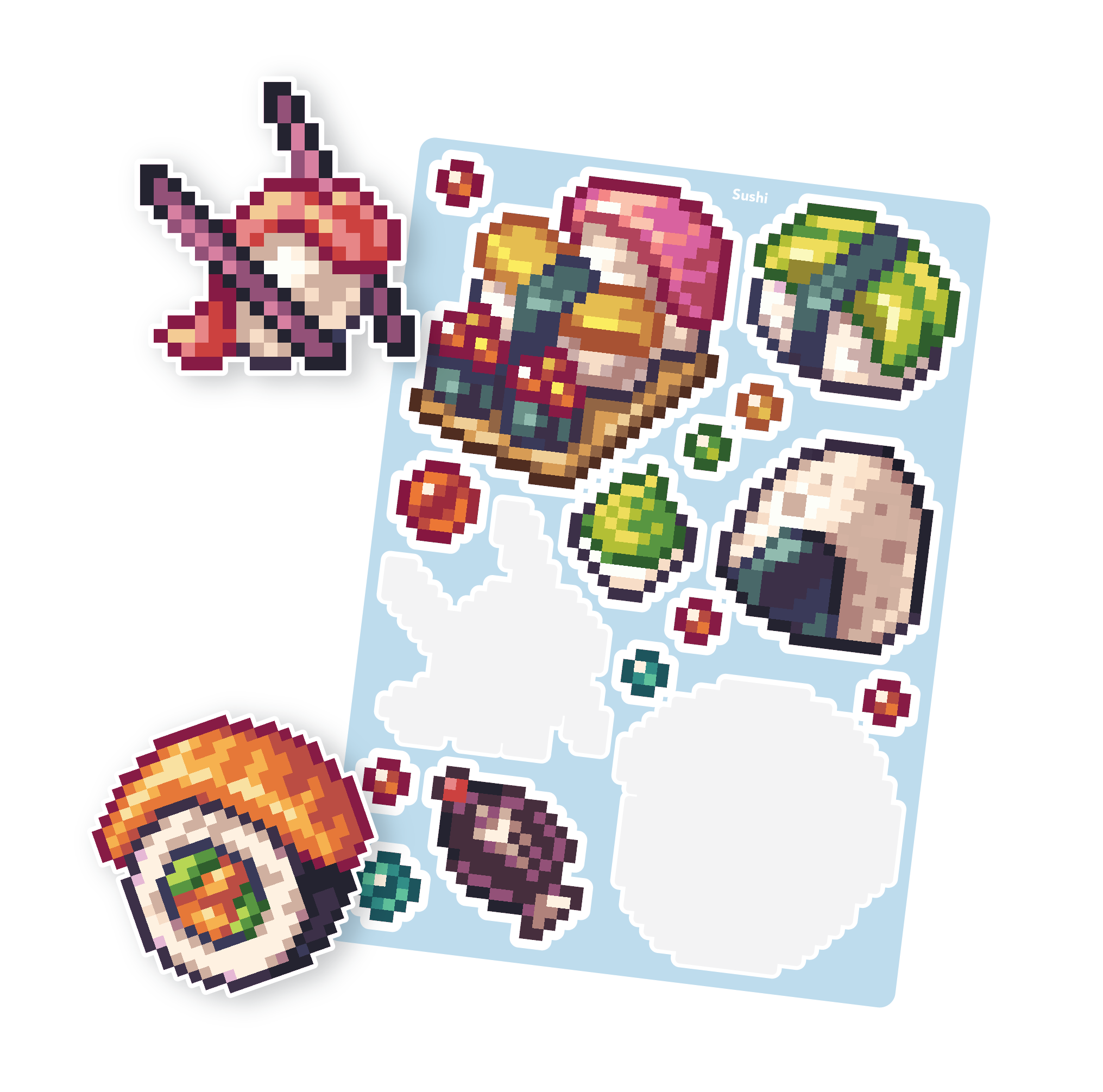 Sushi Sticker Sheet