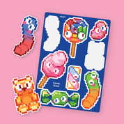 Candy Craze Sticker Sheet