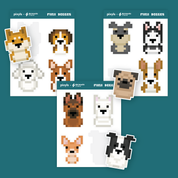 Mini Doggos Sticker Sheets | Big Pixyls