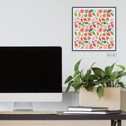 Vintage Christmas Ornaments Canvas