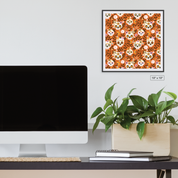 Floral Sugar Skulls Canvas