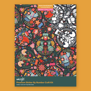 Festive Colorful Baubles Canvas