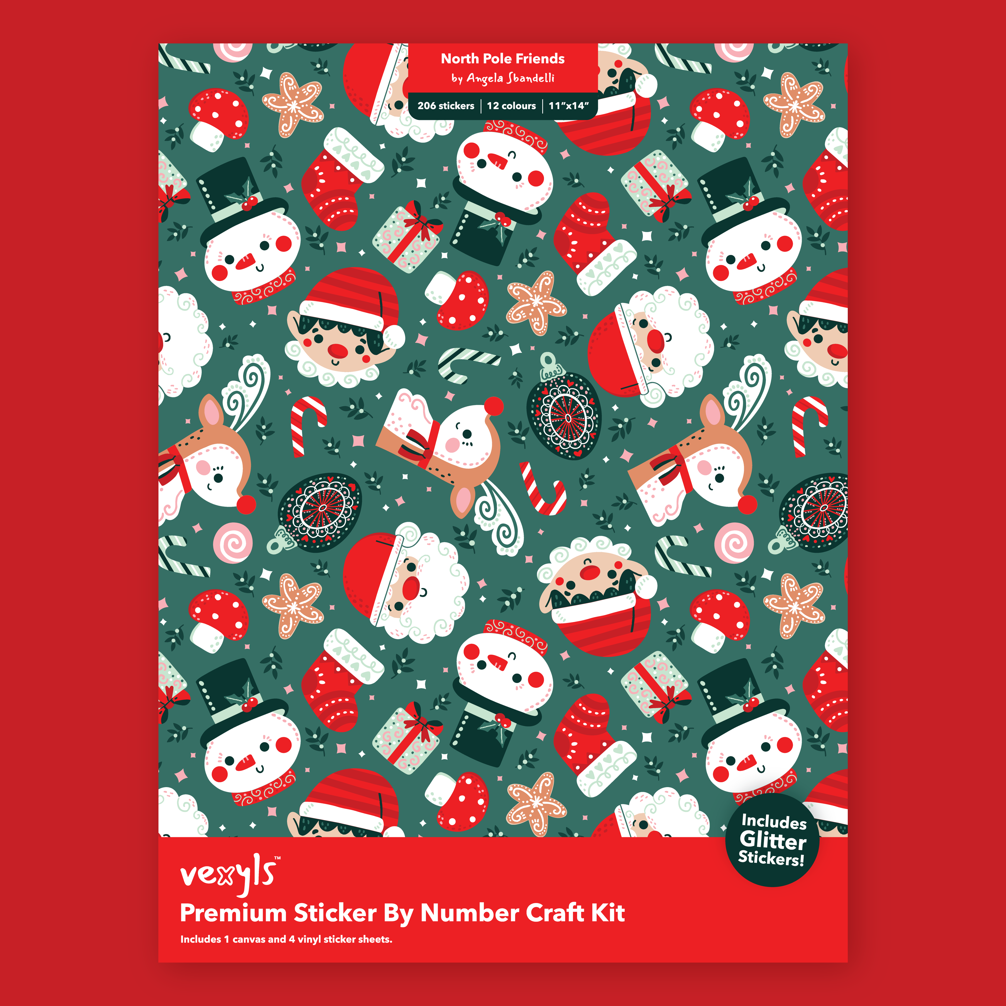 North Pole Friends Canvas