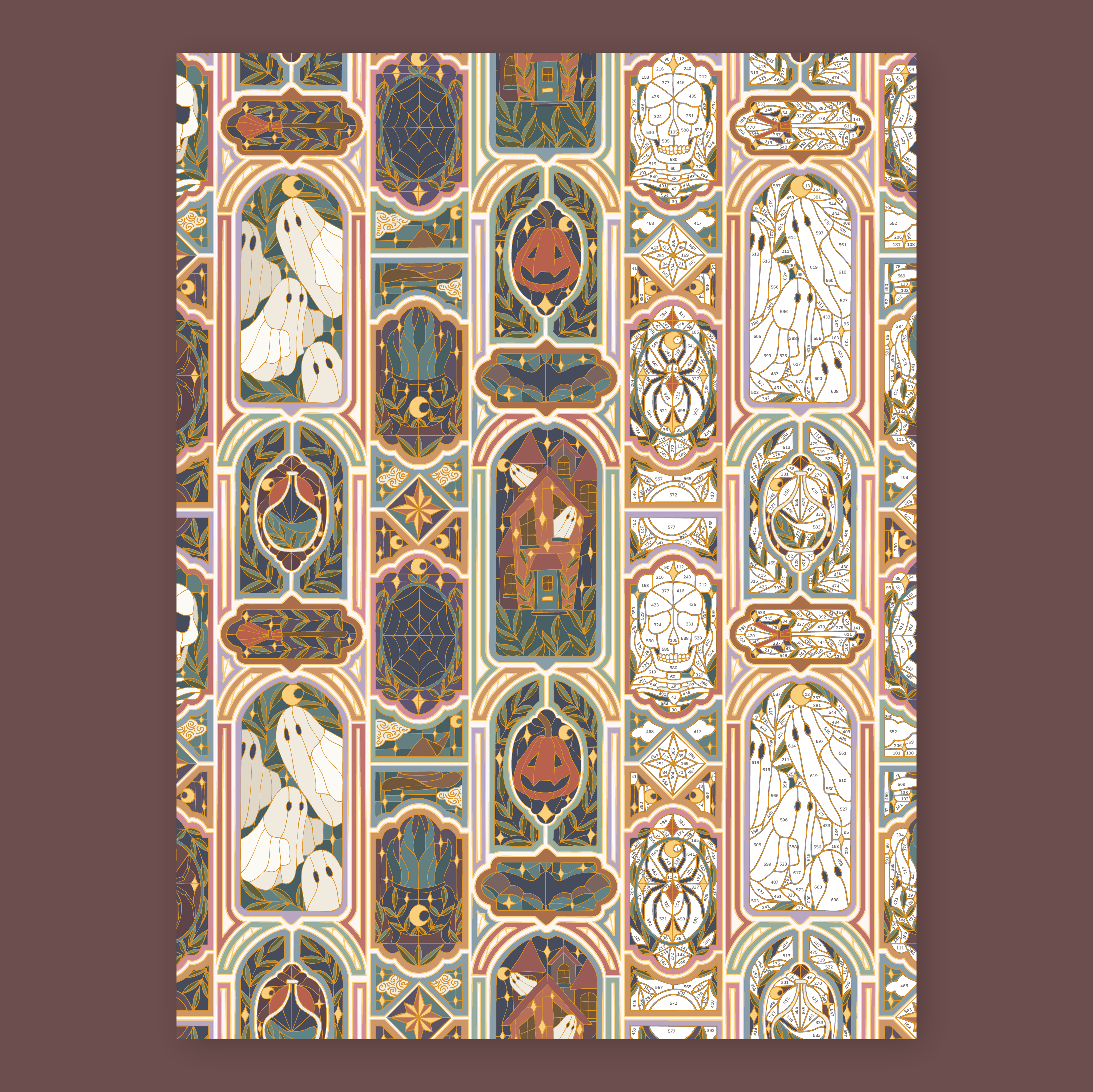 Hallowindow Retro Canvas