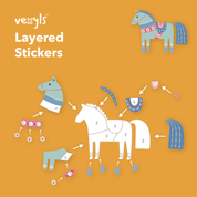 Festive Colorful Baubles Canvas