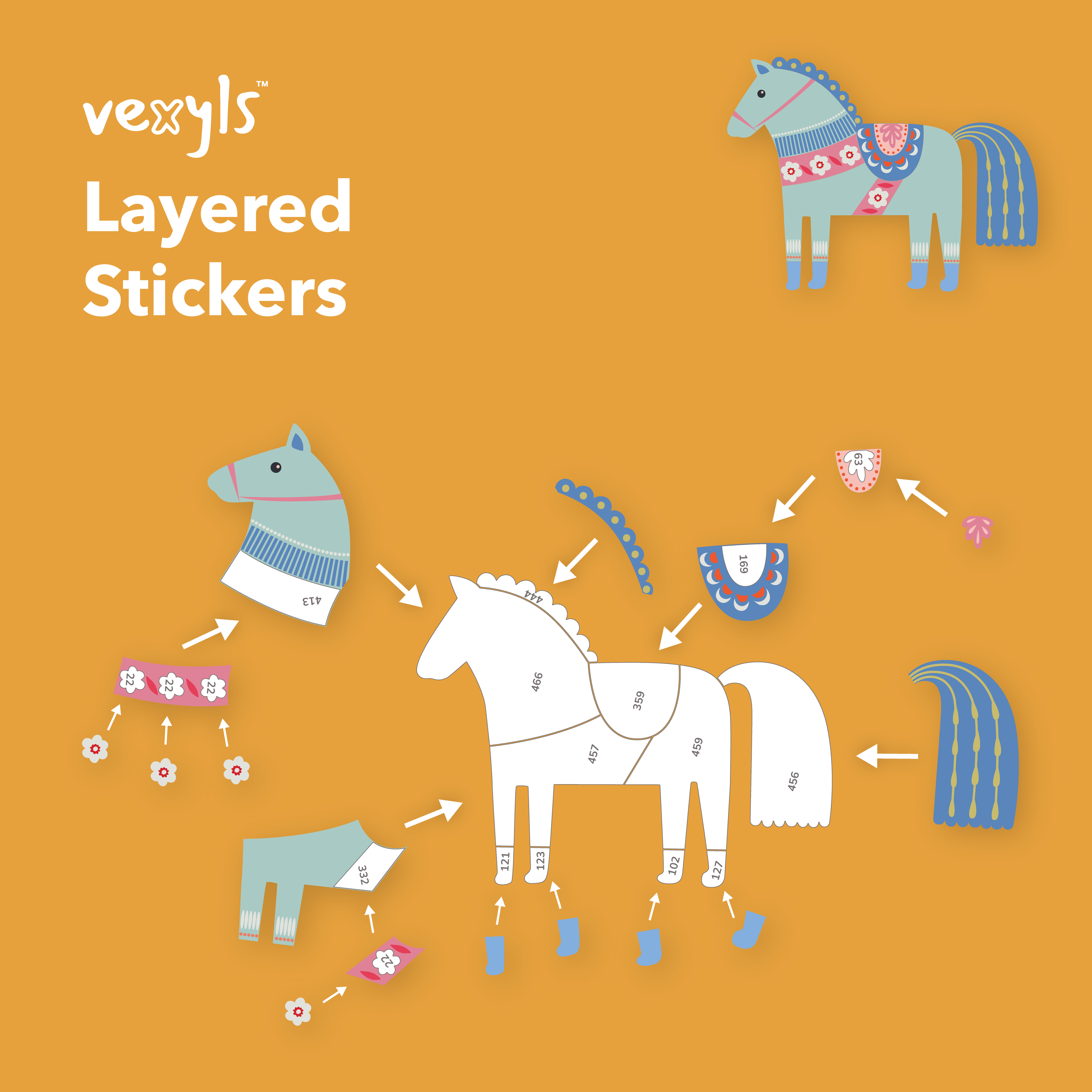 Festive Colorful Baubles Canvas