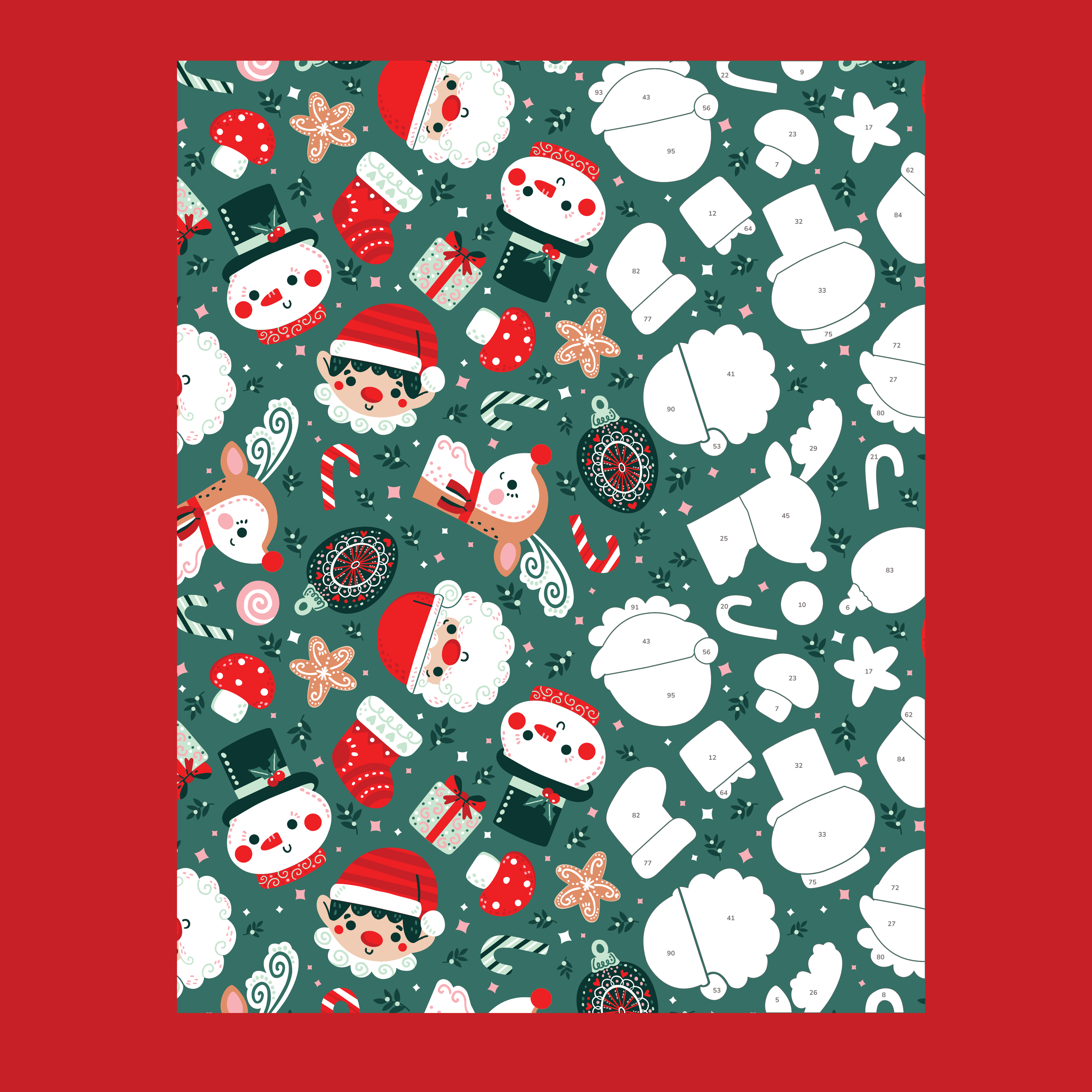 North Pole Friends Canvas