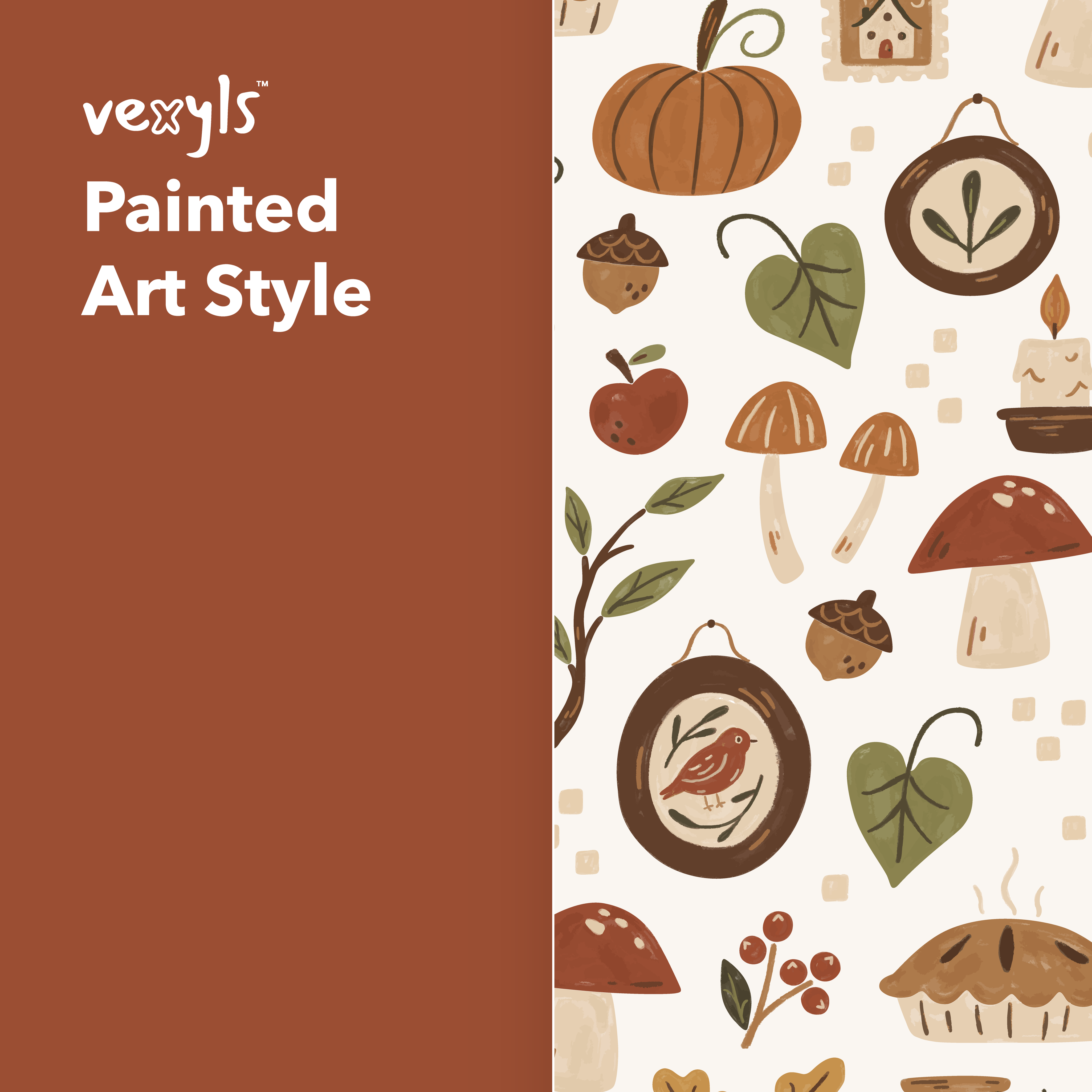 Cozy Vintage Autumn Canvas