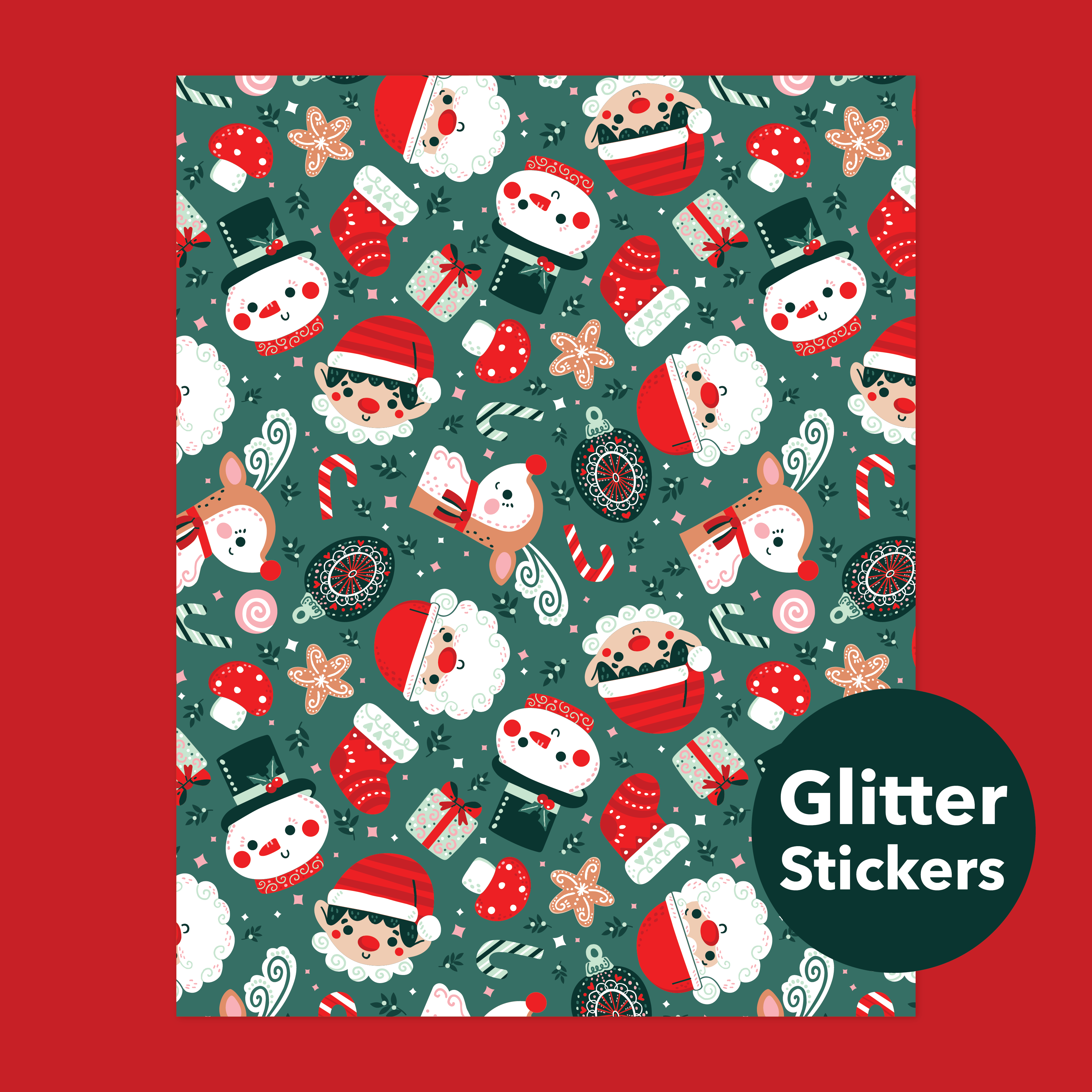 North Pole Friends Canvas