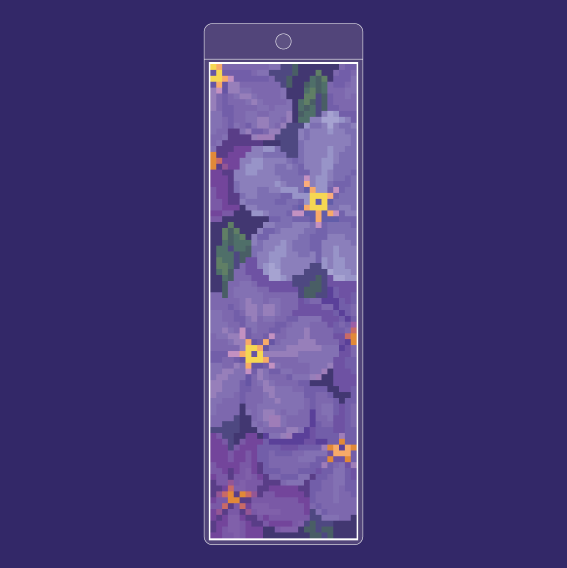Purple in Nature Bookmark