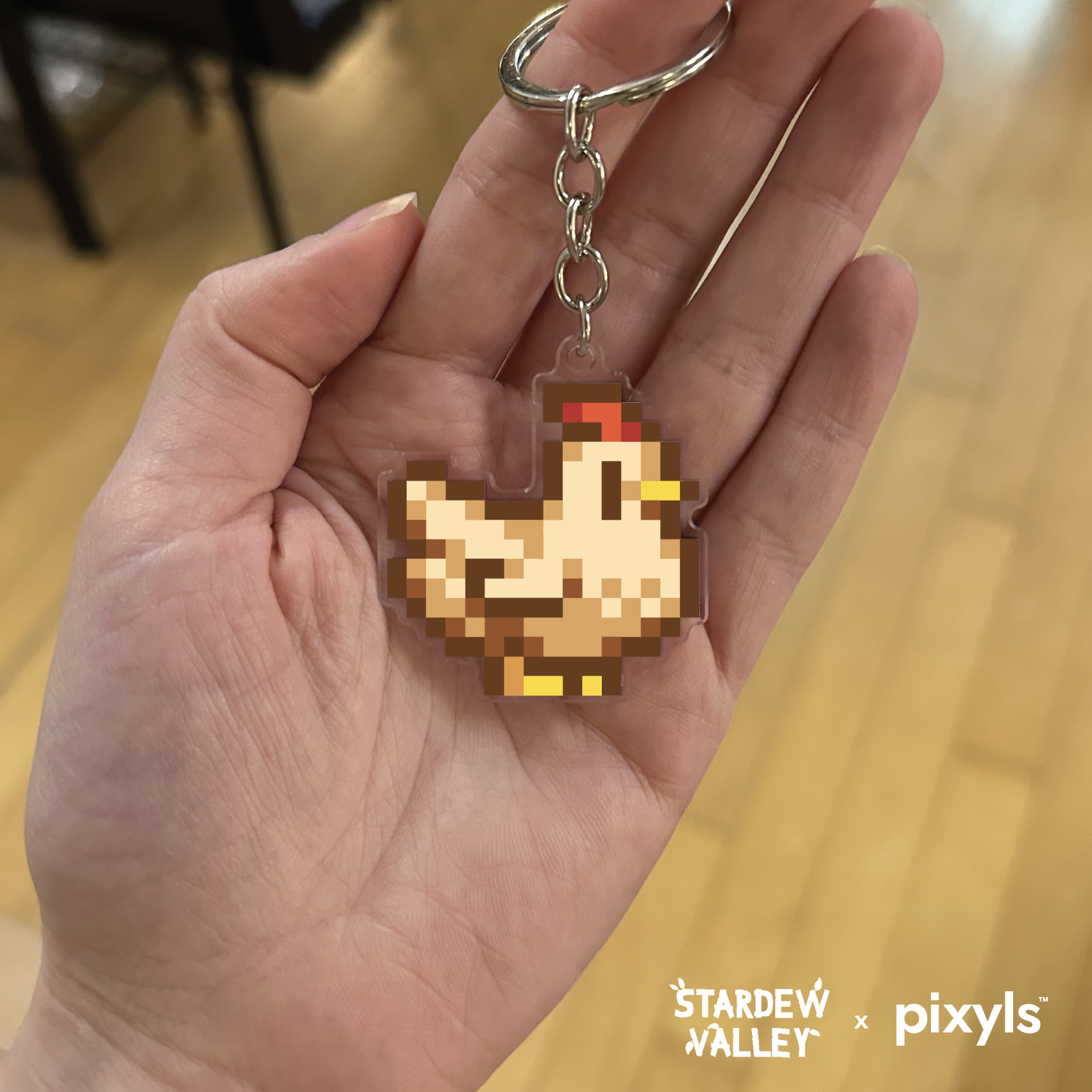 Stardew Valley Chicken and Duck Keychain Set