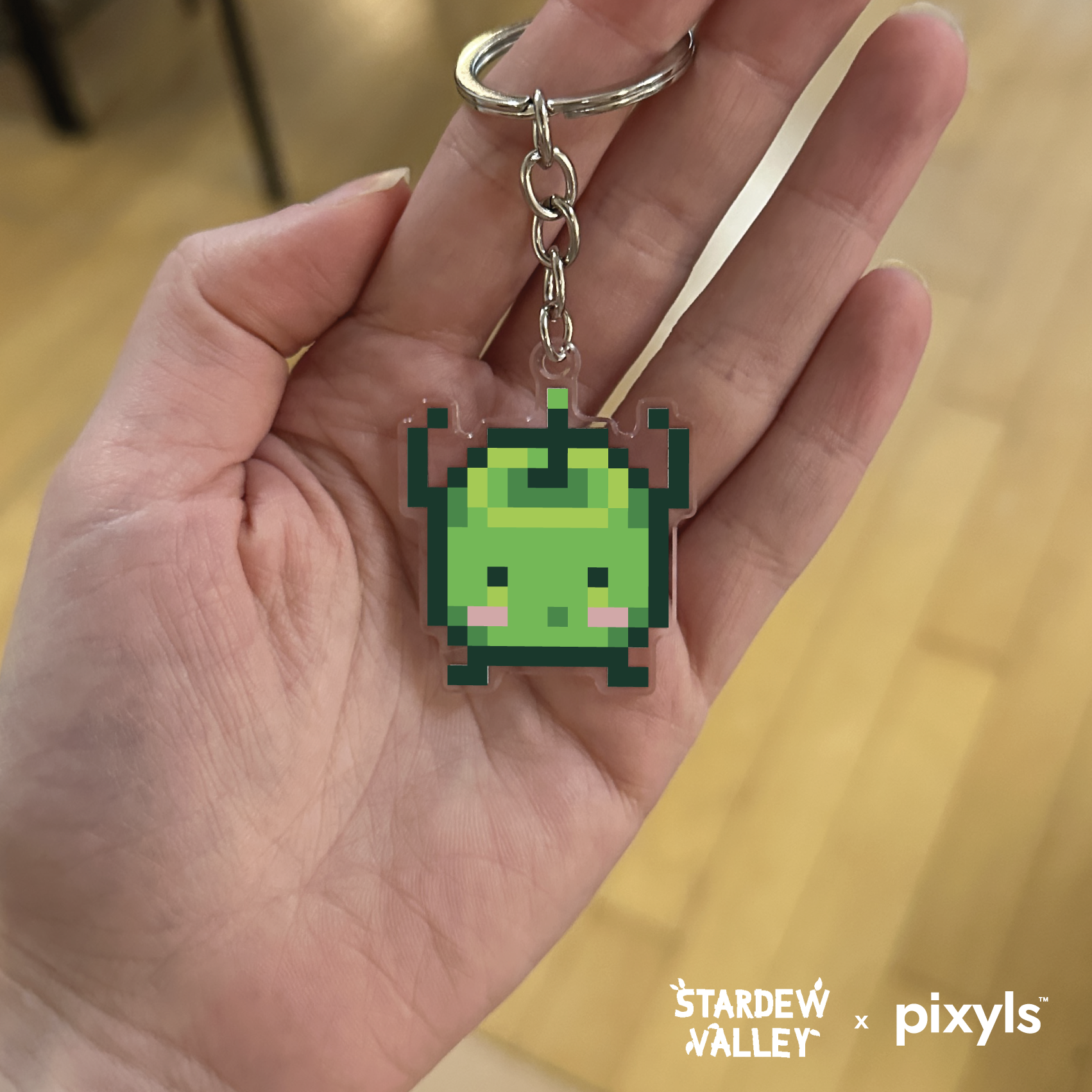 Stardew Valley Junimo and Prismatic Shard Keychain Set